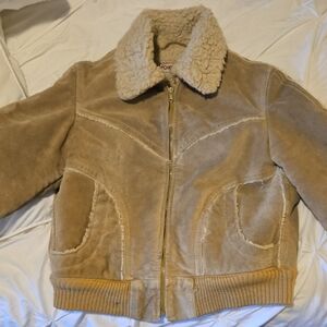 Tan Shearling Jacket